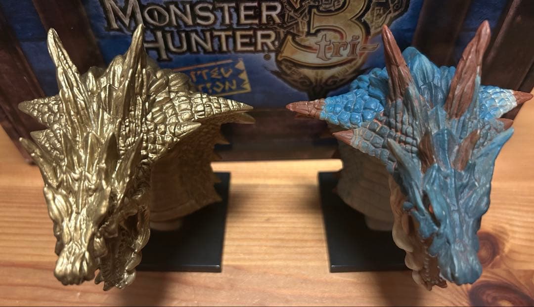 モンスターハンター　ラギアクルス　ヘッドフィギュア　モンハン部限定カラー