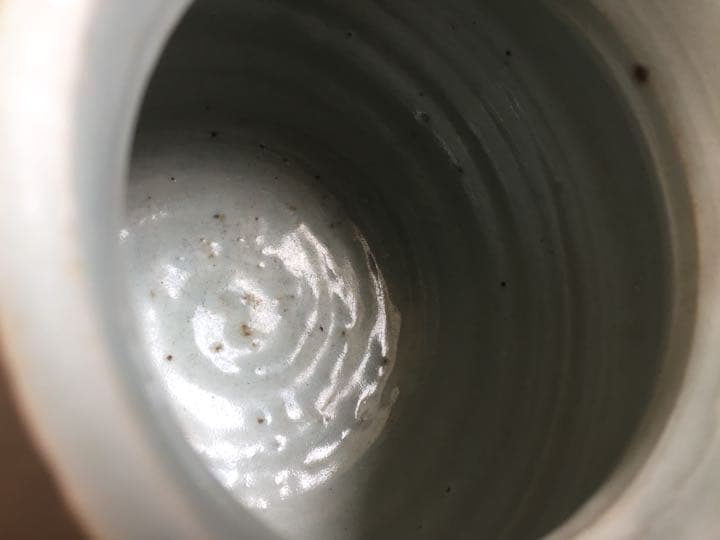 李朝 分院窯 白磁丸壷 本物保証 骨董