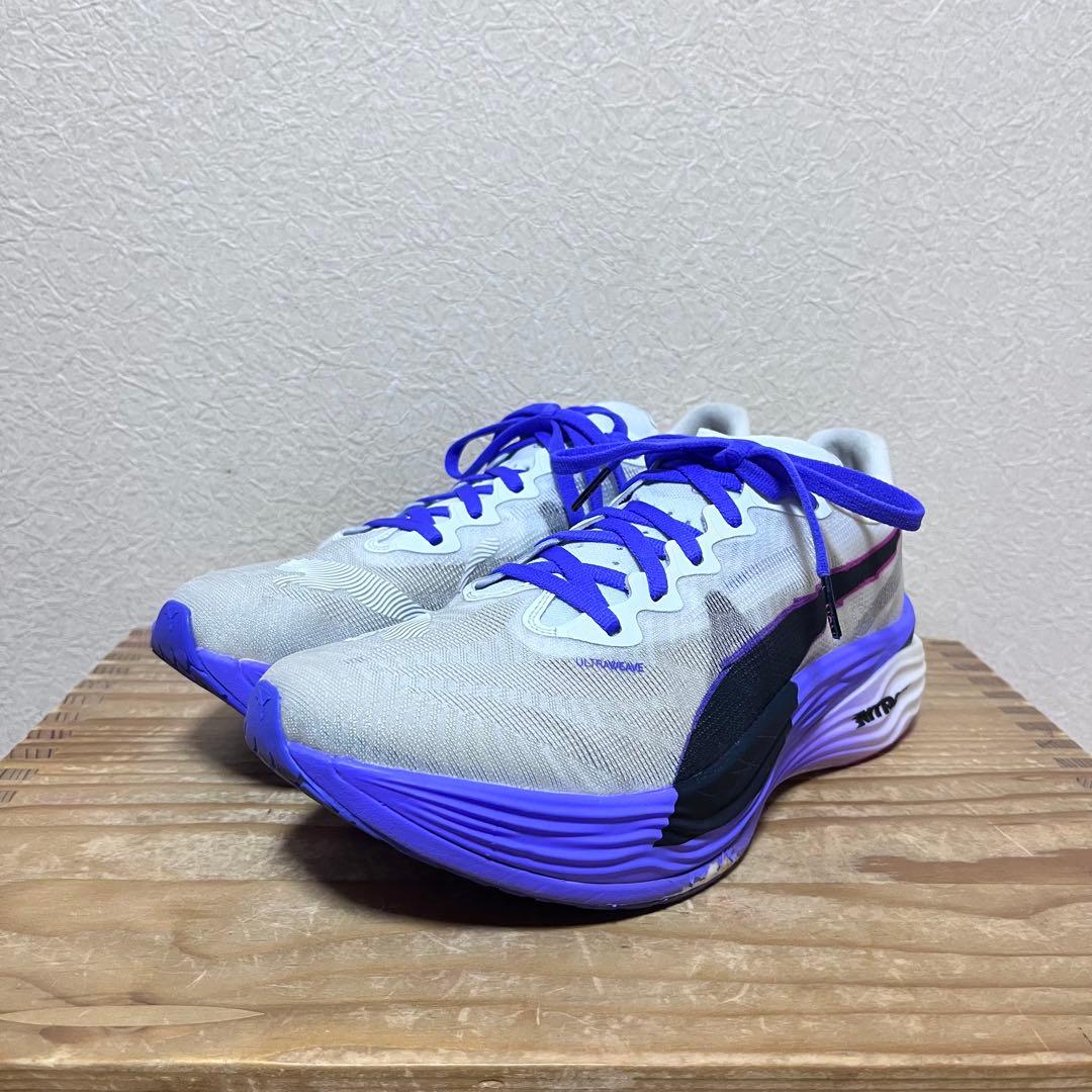 【1度使用】プーマ ディヴィエイトニトロエリート3 DT 26cm PUMA