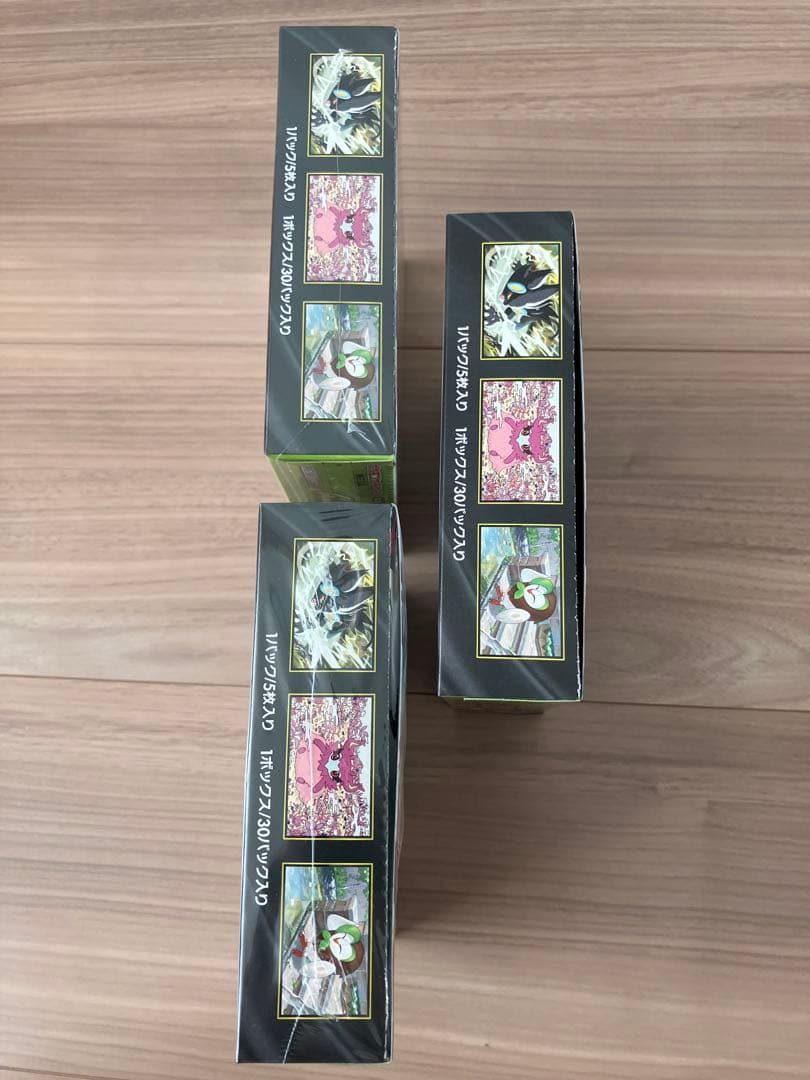 ポケモンカードムニキスゼロ　シュリンク付き 2BOX シュリンクなし1BOX