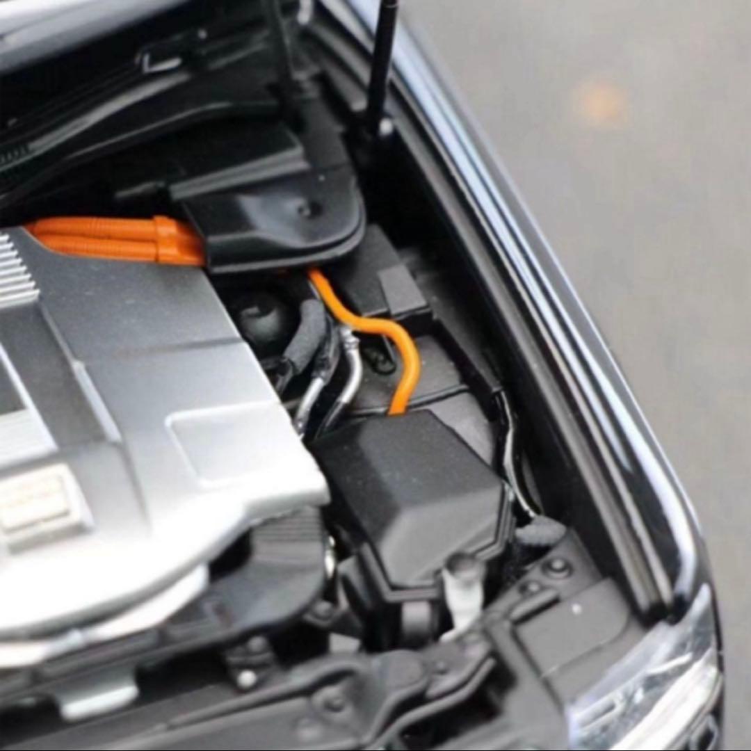 LCD製 1:18 トヨタ センチュリー 合金製フルオープンモデルカー　ブラック