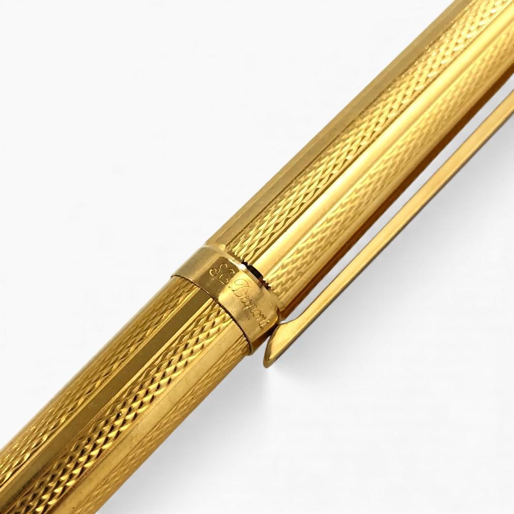 ピンクの猫 S.T. Dupontデュポン ペン先750 18ct 万年筆