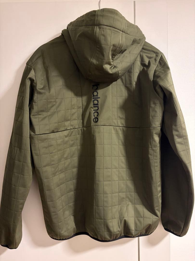 富*ン様 ニューバランスゴルフ　裏フリース スクエアキルト フルジップフーディー