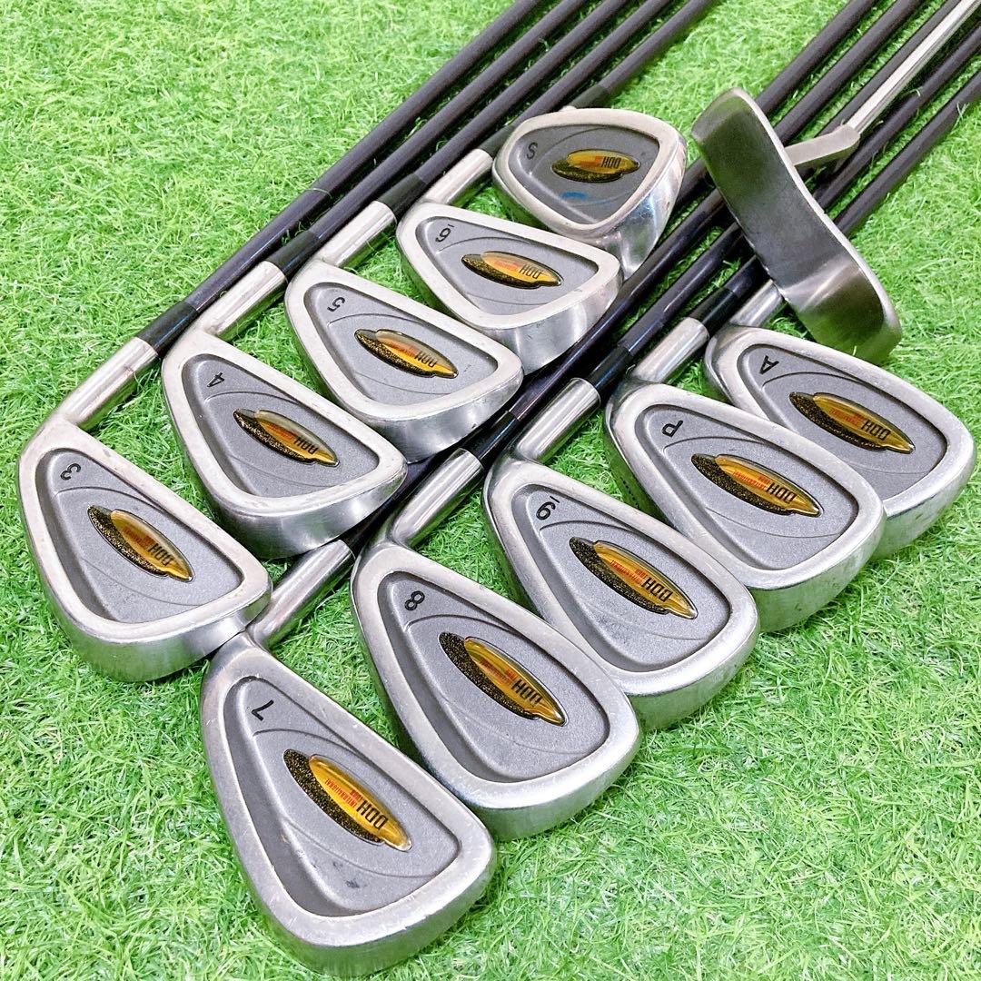 H3.スリクソン　初心者オススメ　ゴルフクラブ　メンズセット　右利き　15本