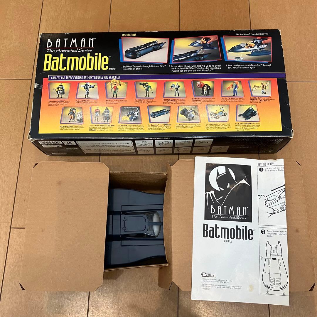 ケナー　フィギュア　バットモービル　コンバットベルトバットマン付き！