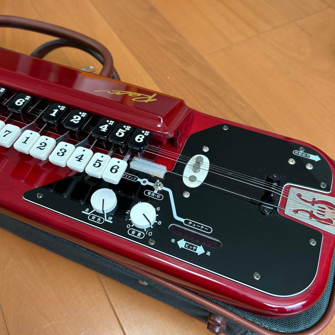 Suzuki 大正琴　蘭ソプラノ　砂丘　木製 ケース付き