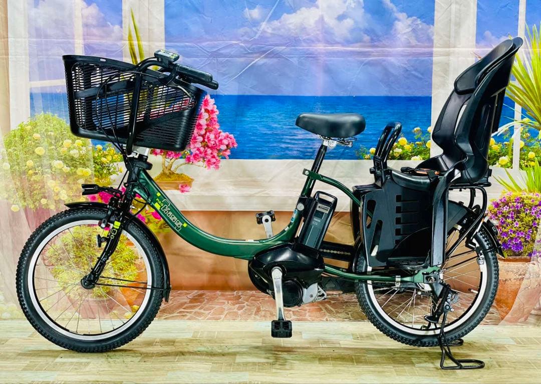 Y1610ヤマハ⭐️パスキス！激レアモデル　子供乗せ電動アシスト自転車