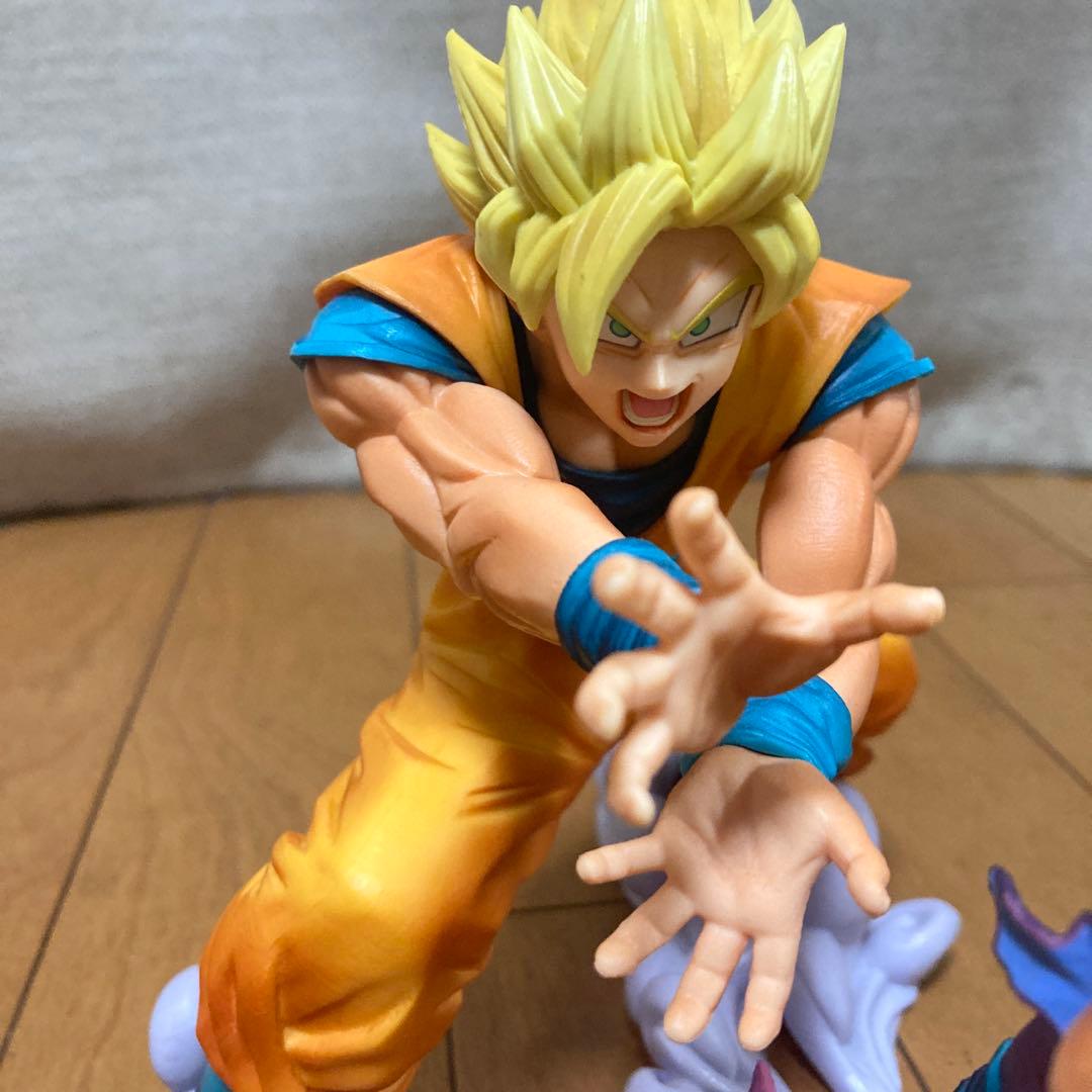ドラゴンボール　一番くじ　親子かめはめ波　ラストワン　孫悟空　孫悟飯　フィギュア