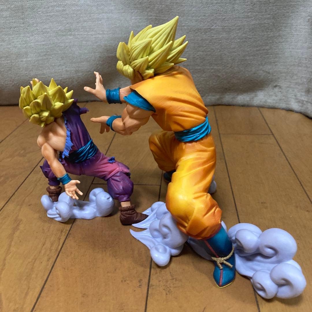 ドラゴンボール　一番くじ　親子かめはめ波　ラストワン　孫悟空　孫悟飯　フィギュア