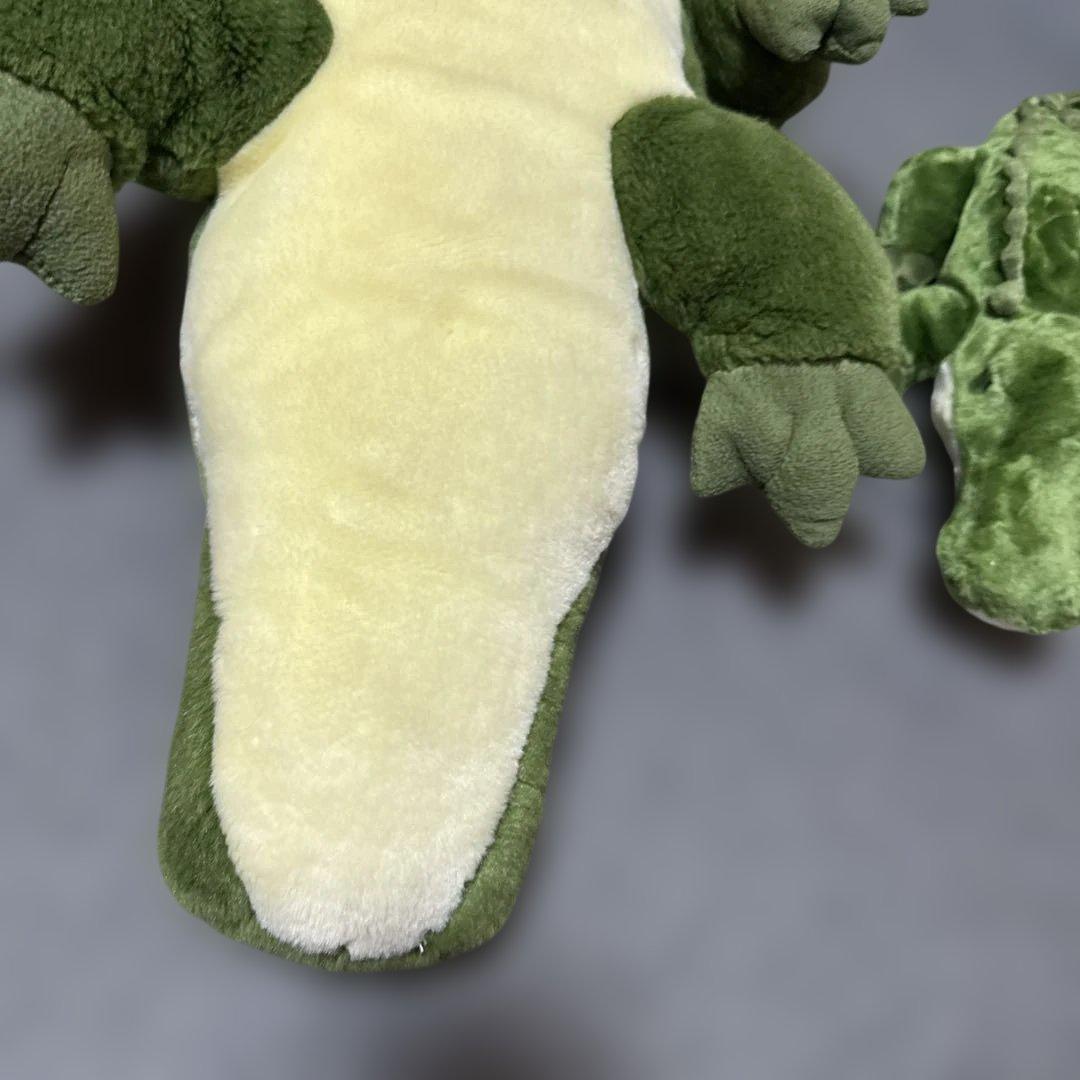 カッコいい　ワニの親子ぬいぐるみ　セット販売用　AURORA