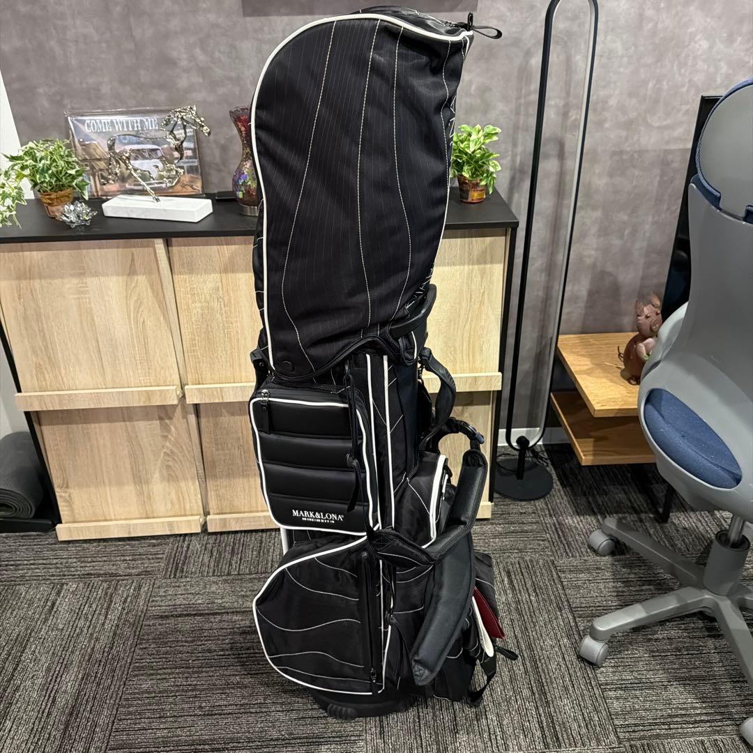 マークアンドロナ　スタンドキャディバッグ ブラック
