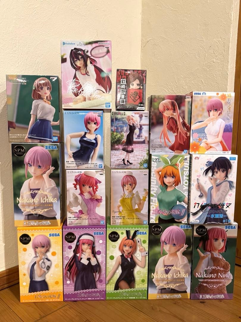 プライズフィギュア　まとめ売り　五等分の花嫁　ホロライブ　美少女　17体セット
