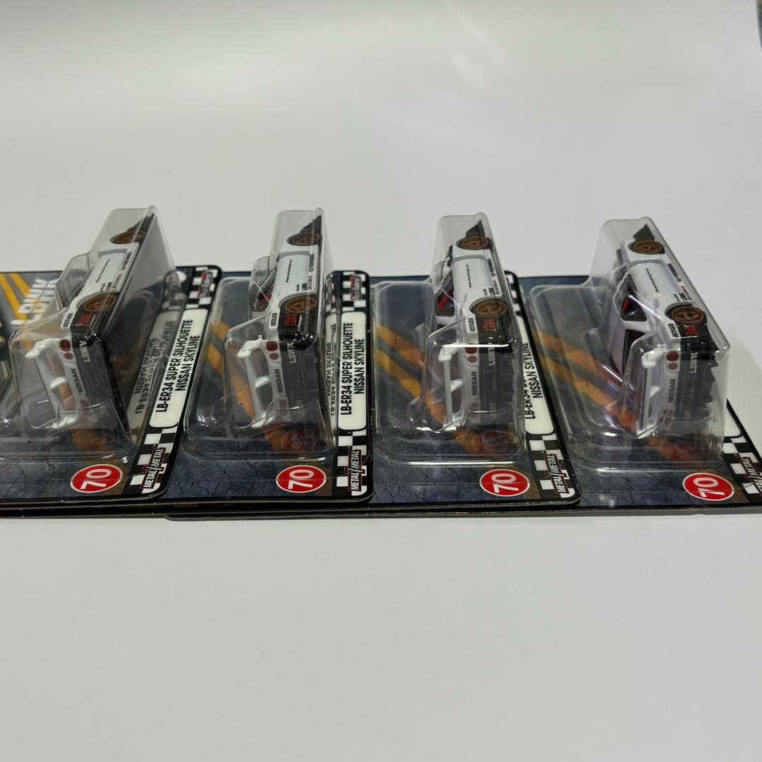 LB ER34 スーパーシルエット 日産 スカイライン 4台セット