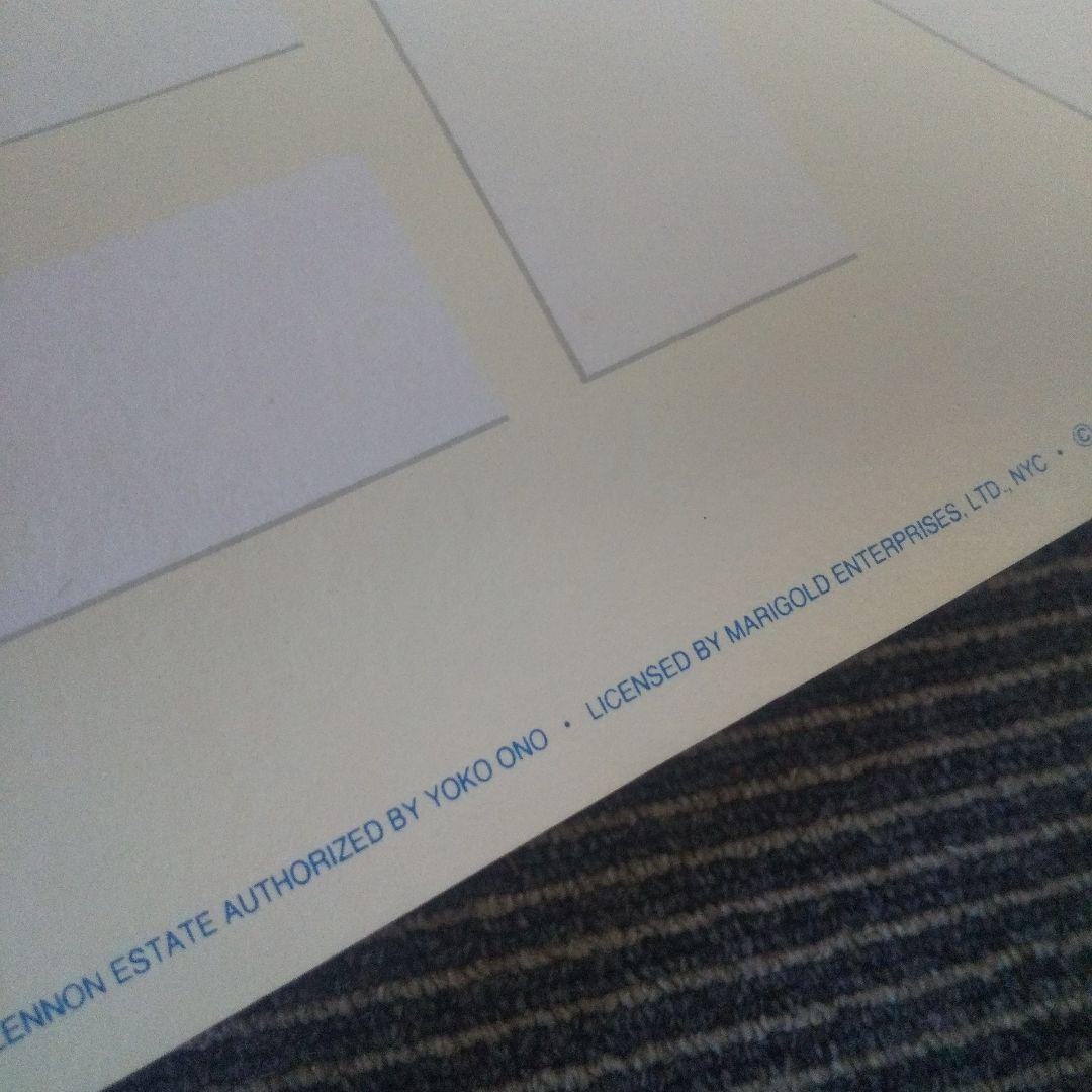 ジョンレノン リトグラフポスター ビートルズ