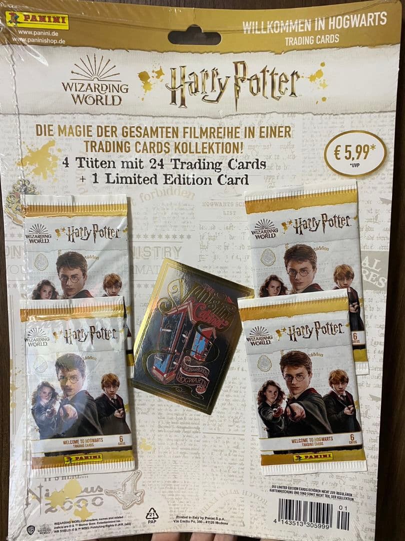 ハリー・ポッター トレーディングカードパック 4パック