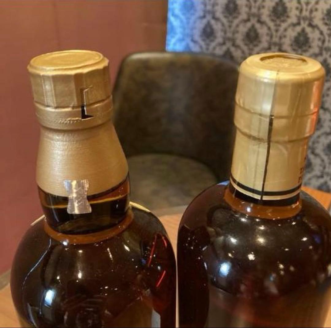 サントリー「山崎12年」ニッカ「竹鶴ピュアモルト」希少 ウィスキー 2本セット