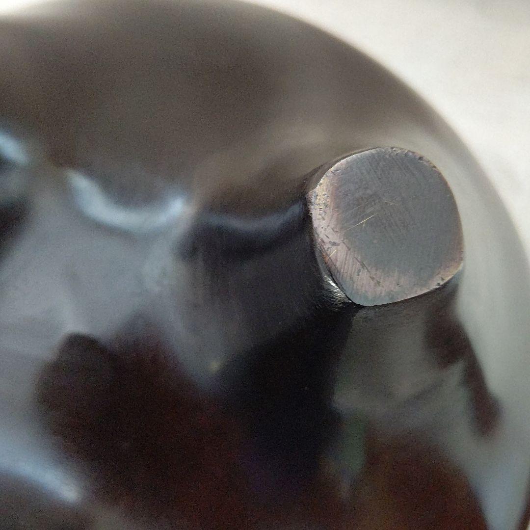 唐銅(唐金) 風炉セット 電熱器付 兼春 作 茶道具