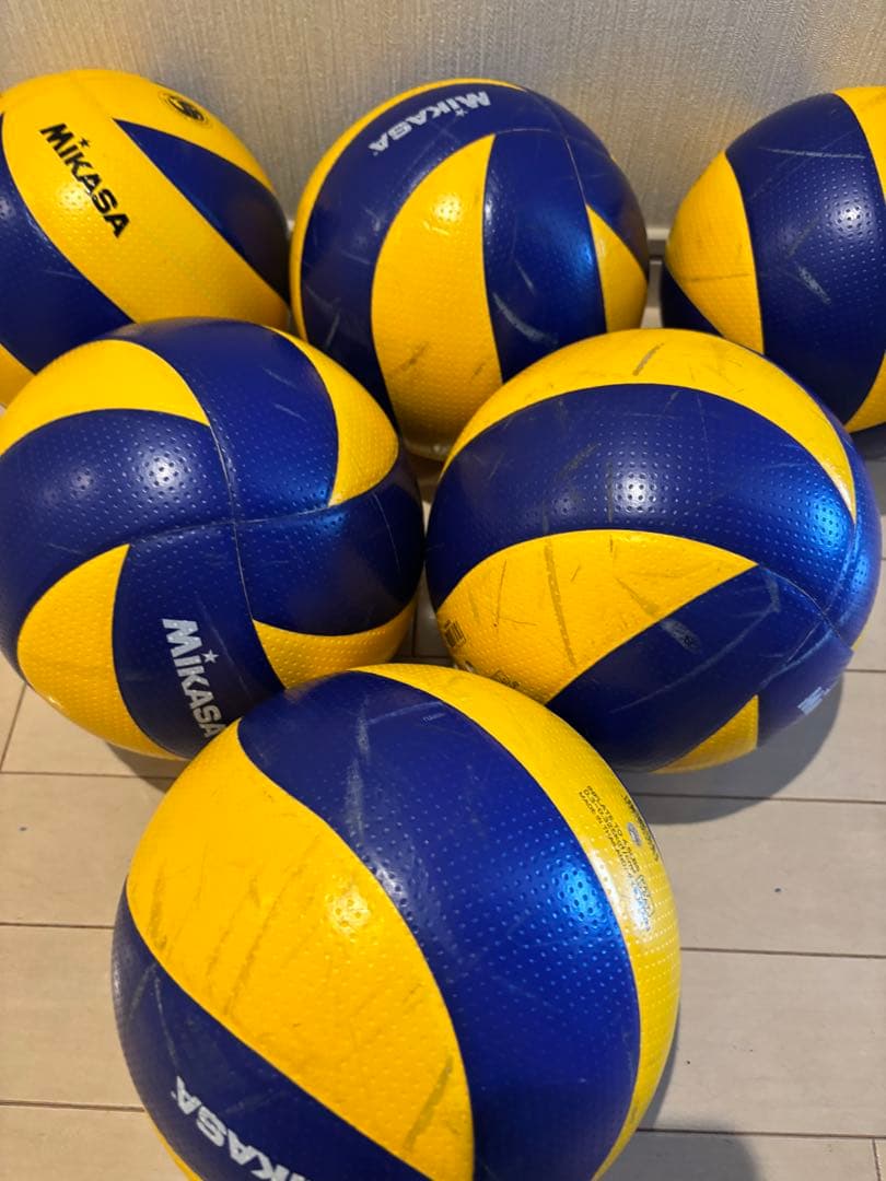 Mikasa バレーボール 6個セット　４号球　エコメルカリ便にて。