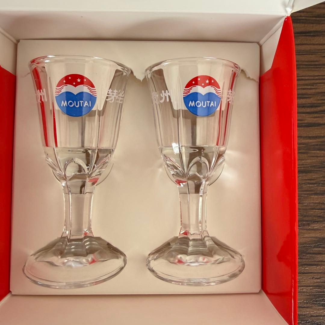 新品未開封　貴州茅台酒 マオタイ酒　天女ラベル500ml 付属グラス2個付き