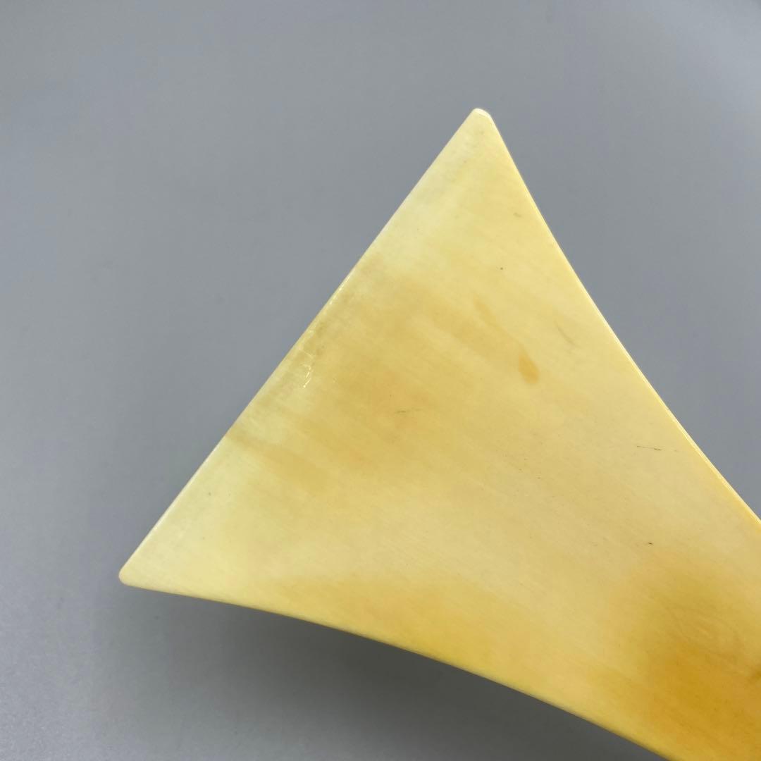 239ヴィンテージ 天然素材　三味線バチ　重さ約118g