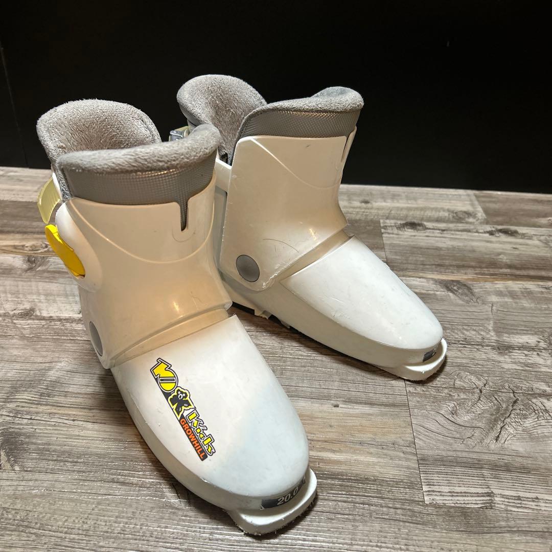 スキーセット　板100cm・ブーツ20cm・ストック90cm キッズ、ジュニア