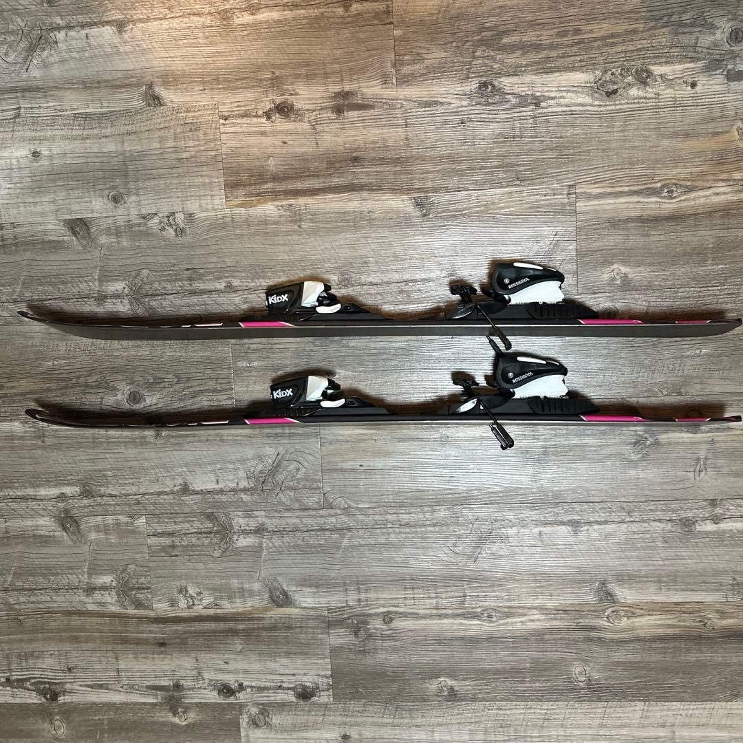 スキーセット　板100cm・ブーツ20cm・ストック90cm キッズ、ジュニア