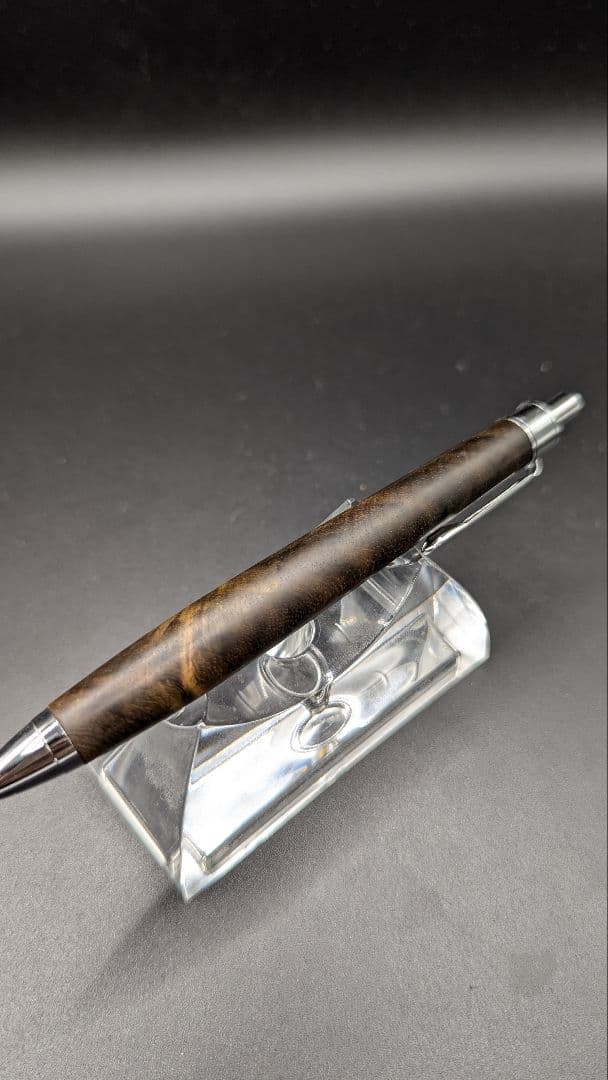 444極上サイアミーズローズウッド　シアメース　マイクロカーリー　木軸シャーペン