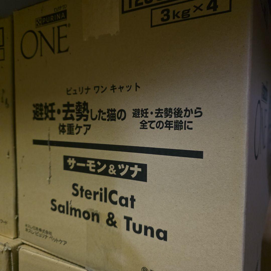 PURINA ONE サーモン&ツナ 3kg×4袋