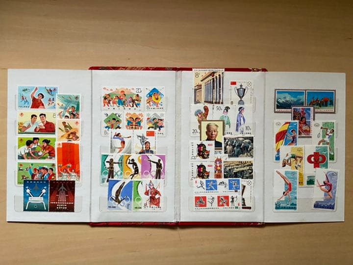 中華人民共和国 切手アルバム 1970~80年代 中国