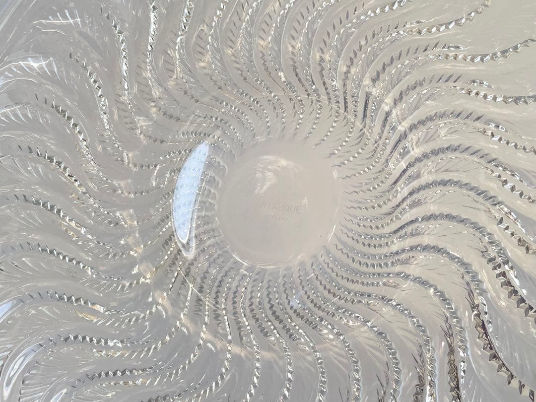 R.LALIQUEルネラリックActiniaイソギンチャク　浅鉢　大皿　プレート