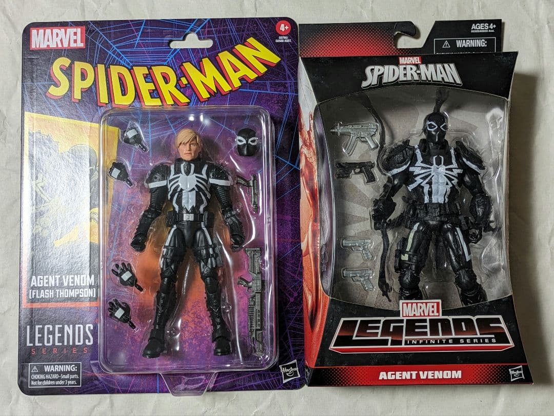 マーベルレジェンド・エージェントヴェノム　新旧2種類セット
