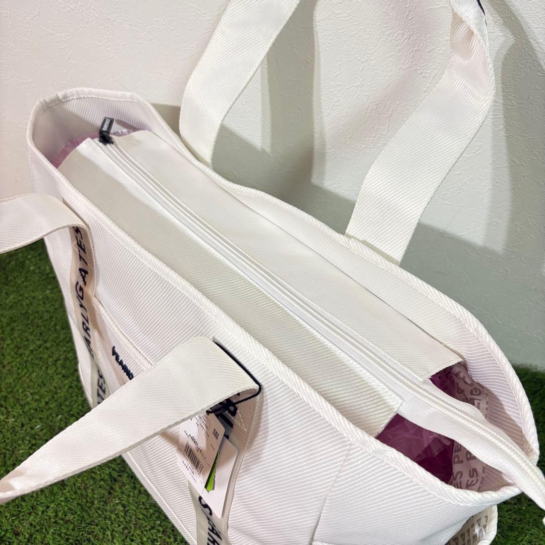 【PEARLY GATES】新品ボストンバッグ　ゴルフ　パーリーゲイツ　ホワイト