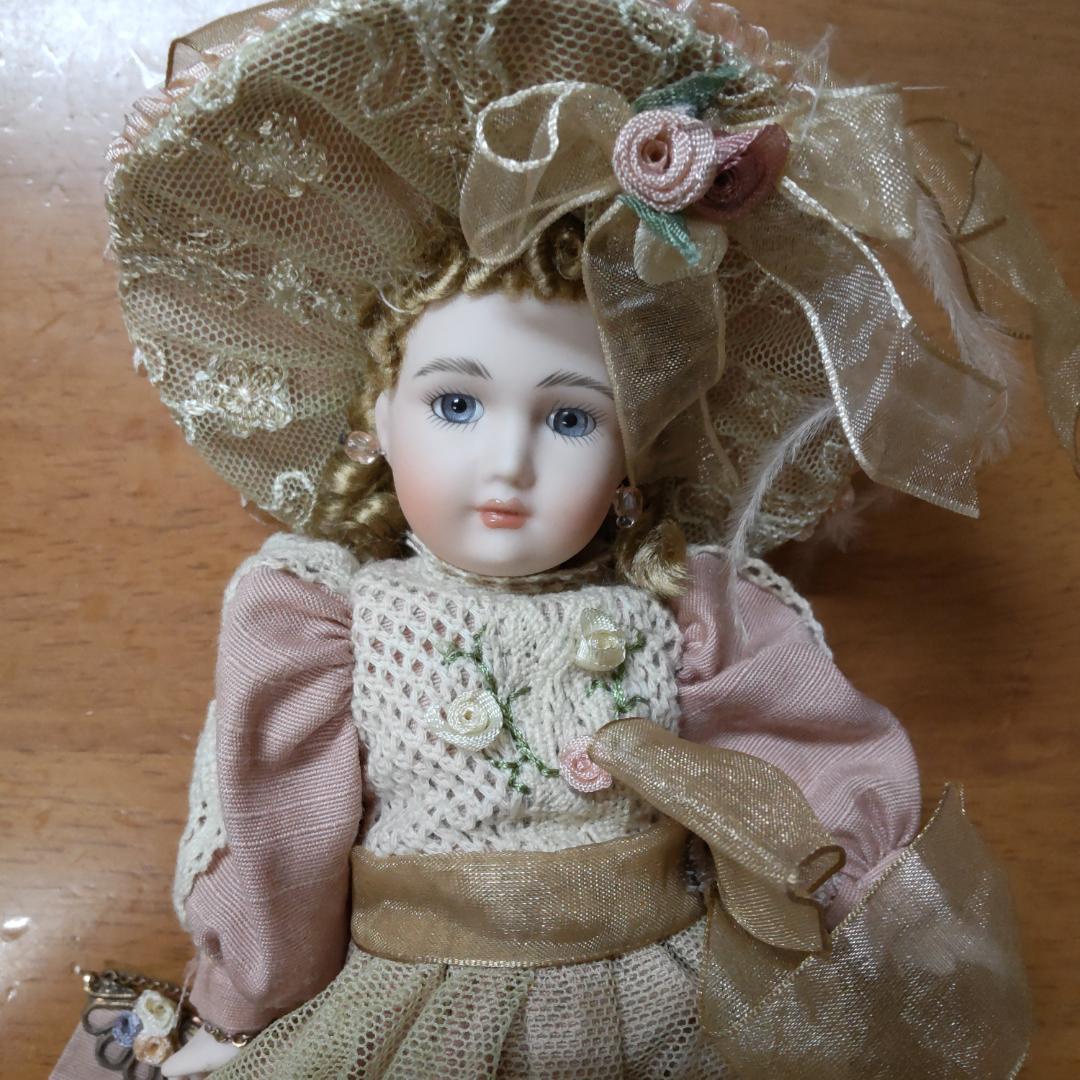 ミニョネット　アンティークドールリプロ　人形　　ジュモ一風