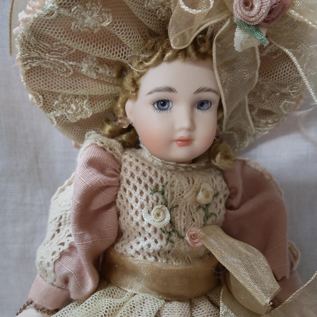 ミニョネット　アンティークドールリプロ　人形　　ジュモ一風