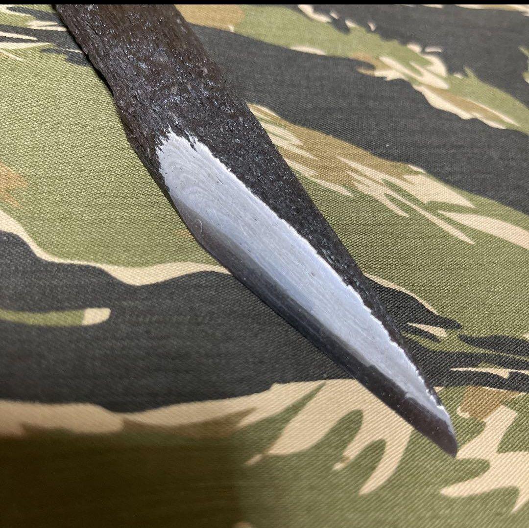 大久保貞一郎作　切り出し小刀　 たたら製鉄