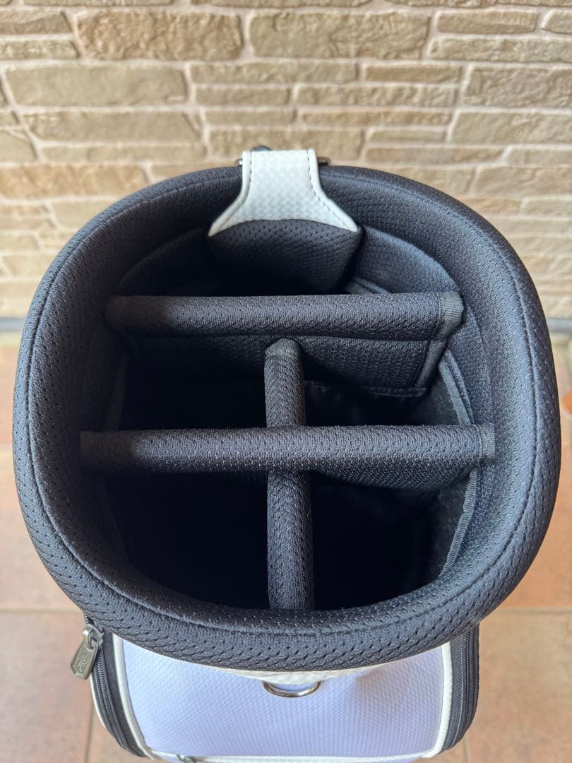 希少　美品　大容量　Titleist タイトリスト キャディバッグ９型　ホワイト