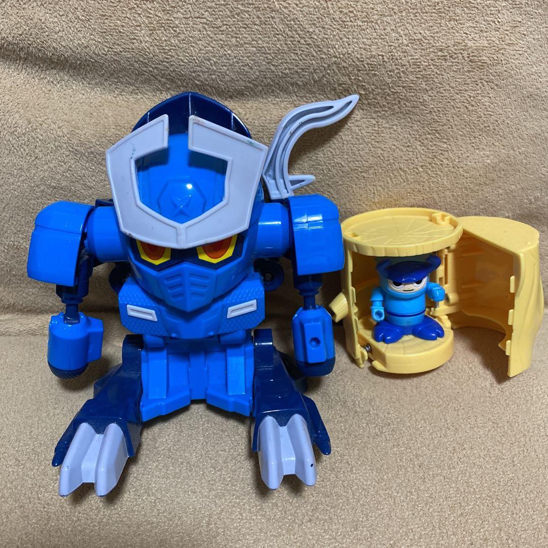 ムシ忍 クワガブジン　カラクリメカ　欠品あり木の枝ケースクワガニン戦闘モード付き