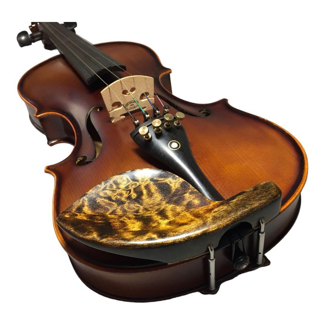 ハードメイプル　玉斑杢　クローソン　黒漆染め　ガラスコート仕上げ