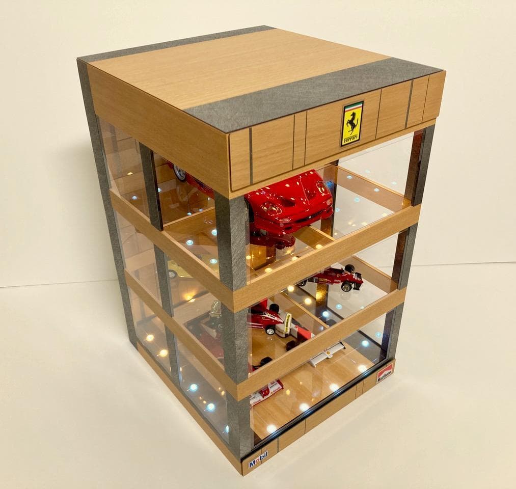 ぐげみ・1/18展示・特殊S&W(#2)・ディスプレーBOX/ネオジオラマ