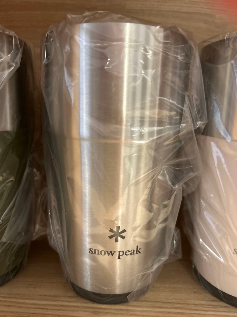 【新品未使用】 Peak MEN サーモタンブラー470 4色セット