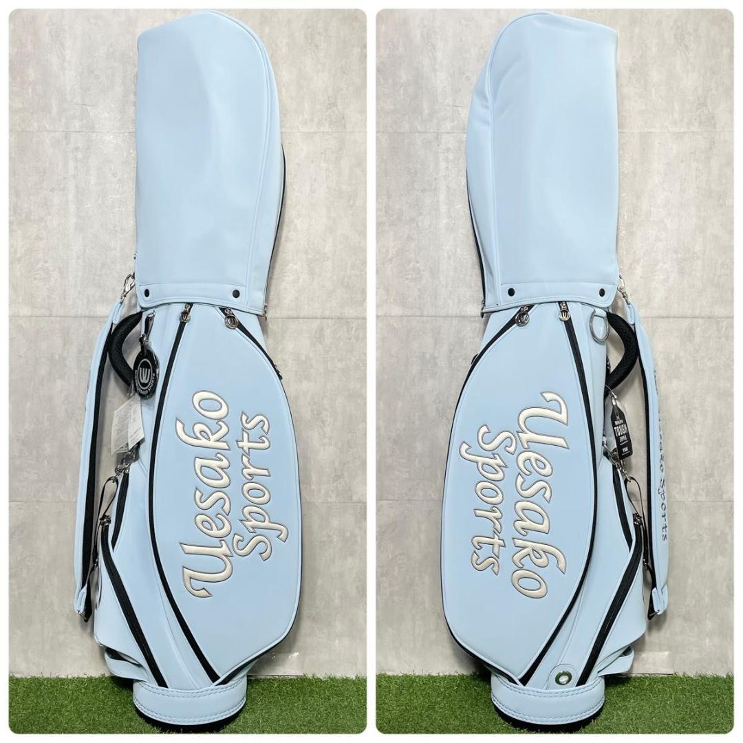 【新品】ミエコ ウエサコ キャディバッグ ゴルフバッグ レディース ブルー 人気