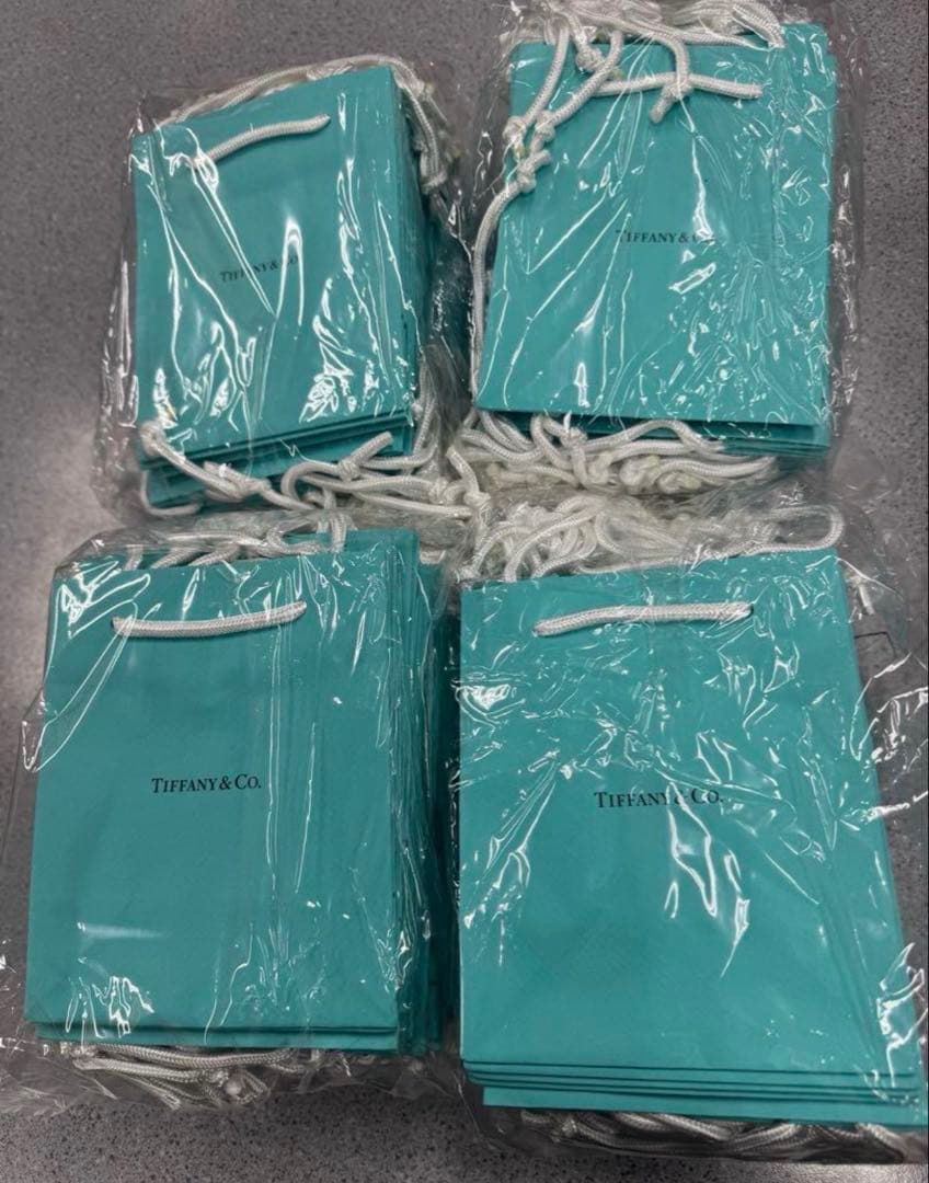 現行品Tiffanyティファニーミニショッパー紙袋100枚