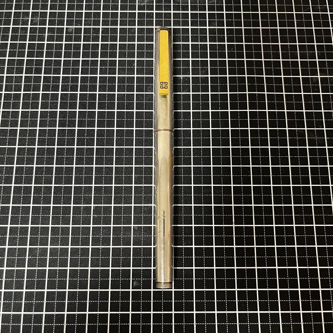 ジバンシー 万年筆 シルバープレート 14K F