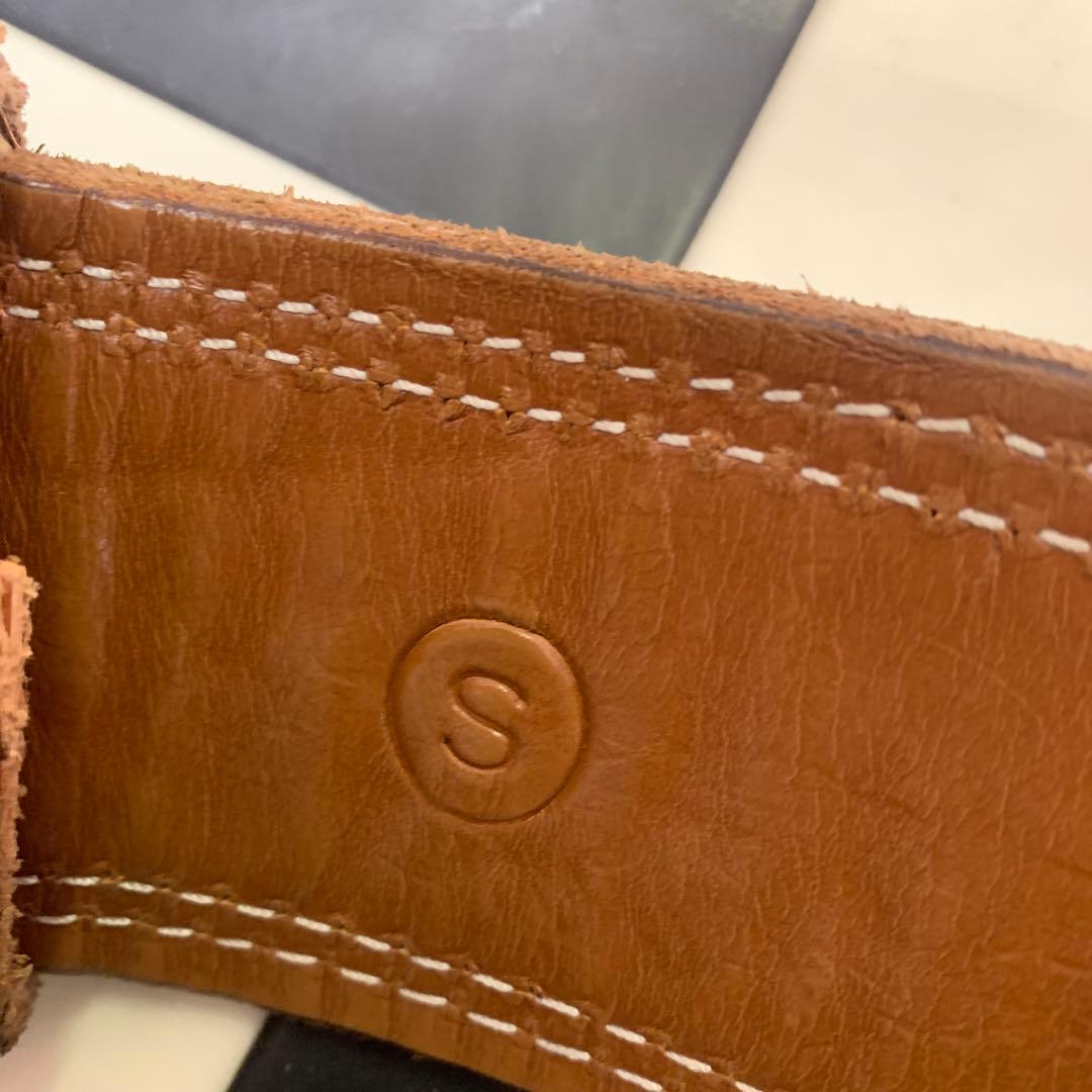 GOLD'S GYM 本革パワーベルト ゴールドジム！