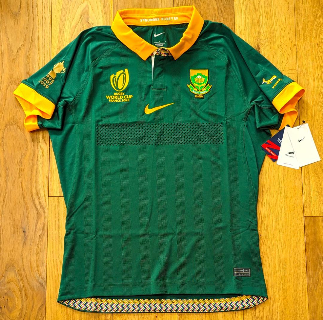 正規★選手仕様★南アフリカ代表スプリングボクス ラグビーワールドカップ ジャージ