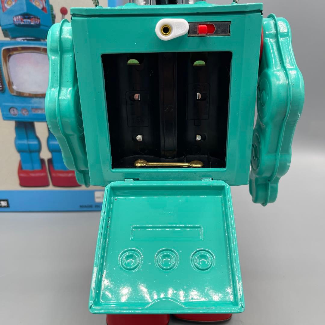 【希少・作動確認済】メタルハウスのロボットシリーズ　ニューテレビロボット　ブリキ