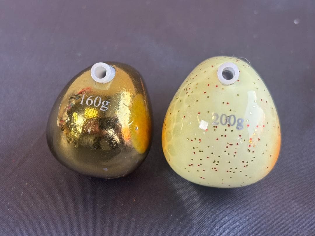 タイラバ・ダイワ紅牙150ｇ～250ｇ/ビンビン玉160＆200ｇ/10個セット