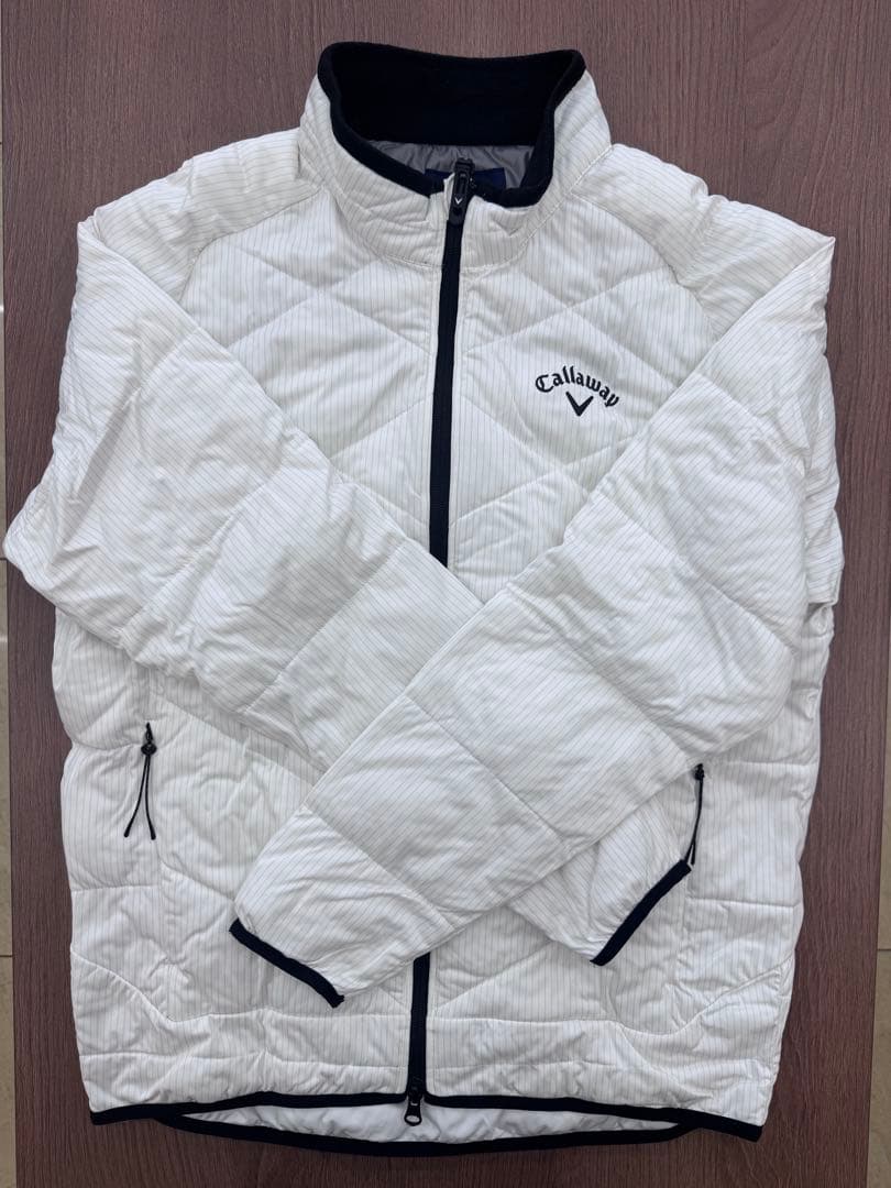 Callaway 中綿ダウンジャケット L ホワイト【中古】