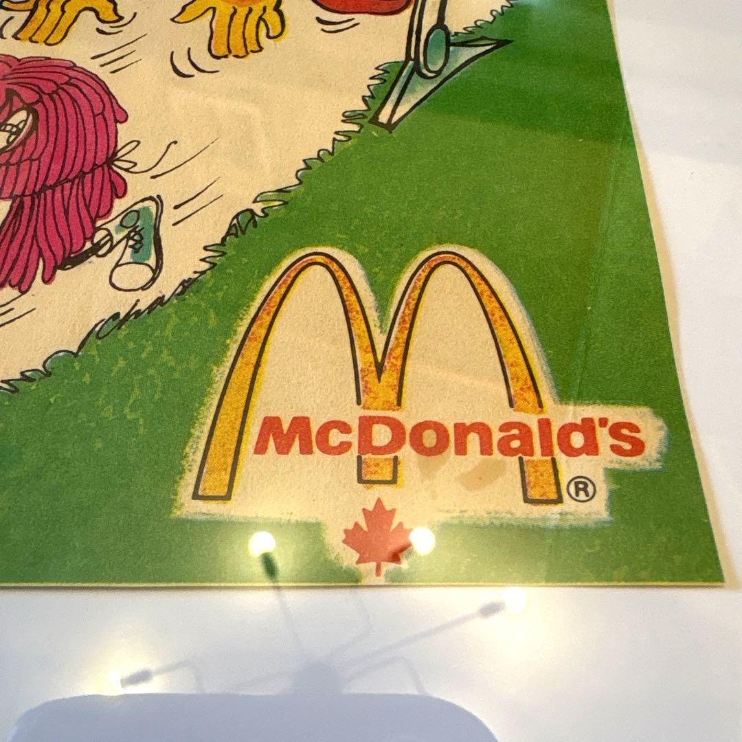 レア！　76年　マクドナルドランド　キャラクター　ポスター　グリマス　ロナルド