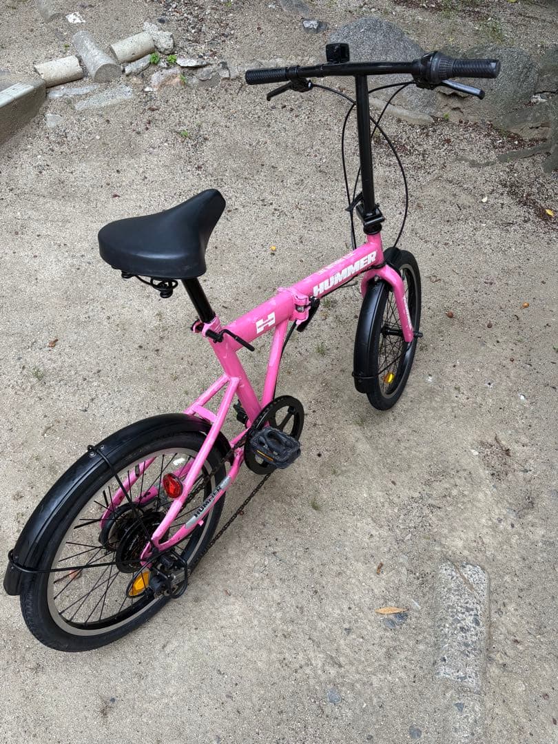 taneruさん専用 ハマー折り畳み自転車 ピンク (20㌅)